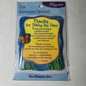 New Magnet “ Thanks For Taking The Time “